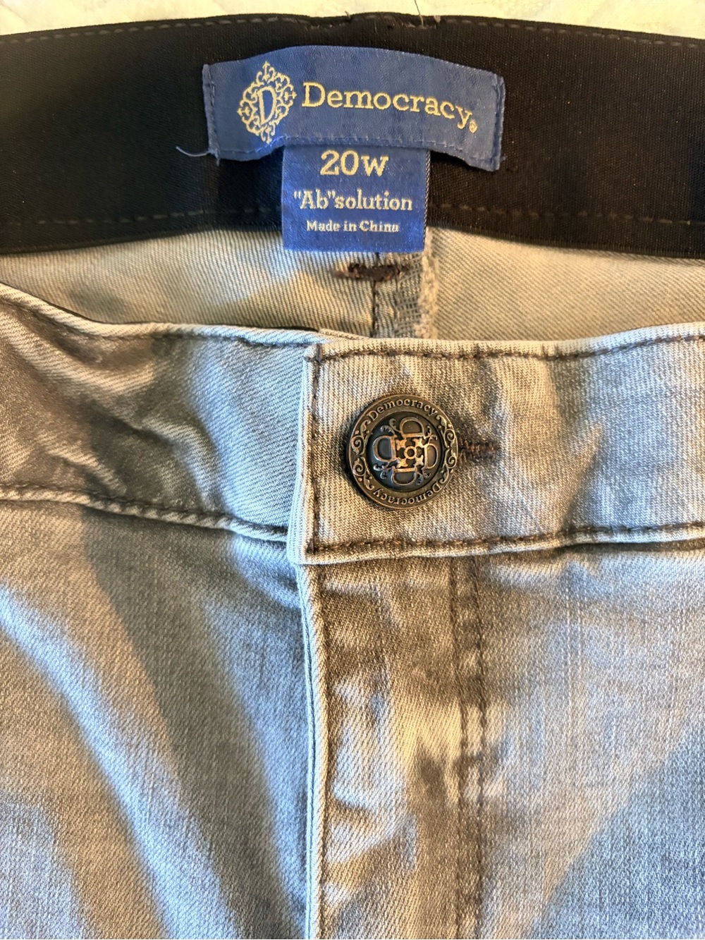 Democracy AbSolution Gray Stretch Jeans - Picture 2 of 4